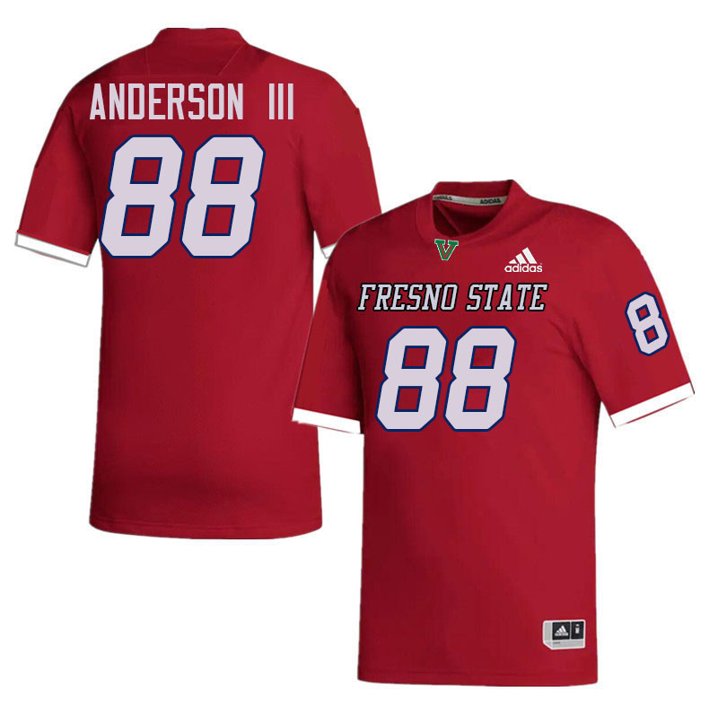 Fresno State Bulldogs #88 Richie Anderson III College Football Jerseys,Uniforms-Red